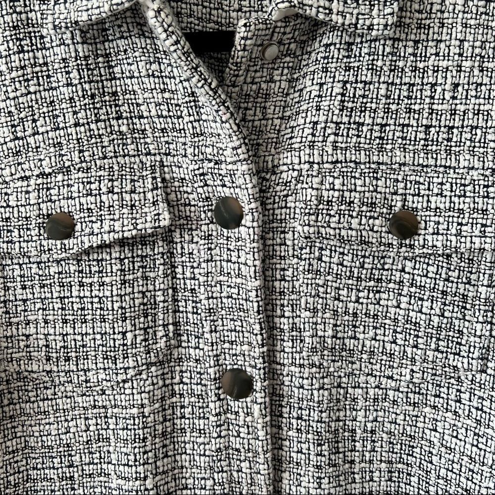 ATM Anthony Thomas melillo tweed cropped shacket - Picture 5 of 11